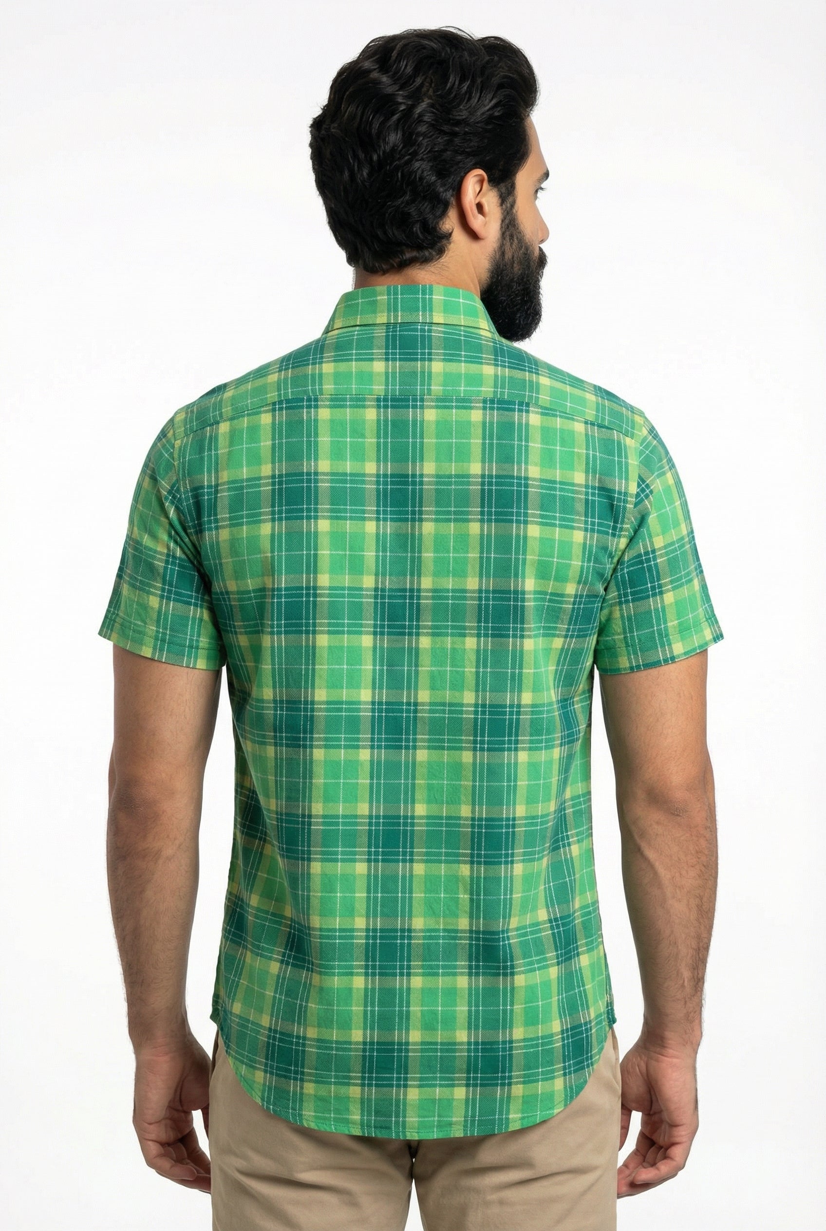 Camisa Manga Curta RL - Xadrez Clássico Verde