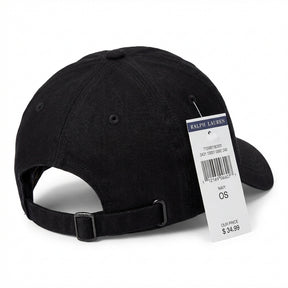 Boné Polo RL - Polo PRL Preto com Amarelo