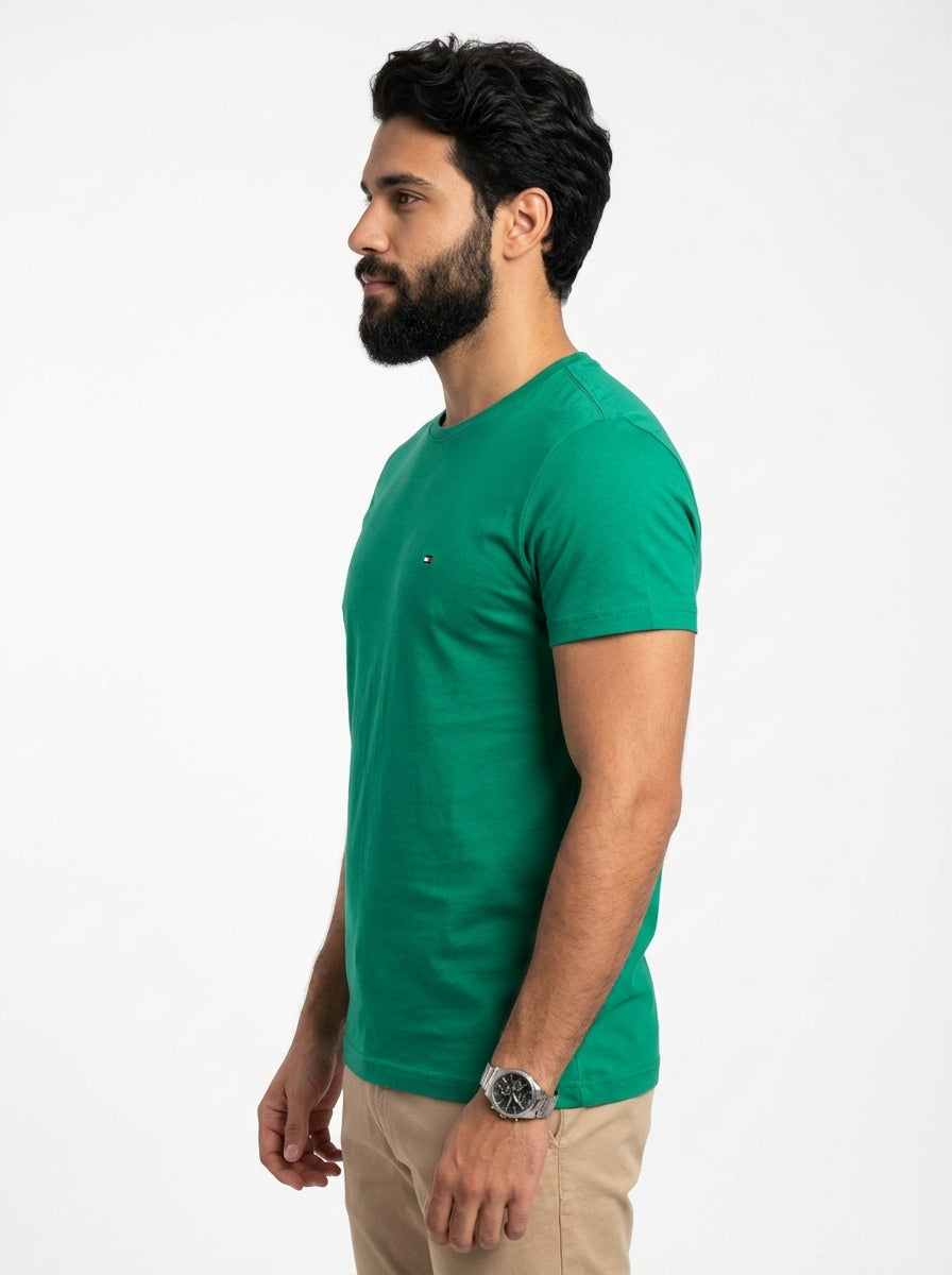 Camiseta TH Masculina Classic Nape - Verde Bandeira