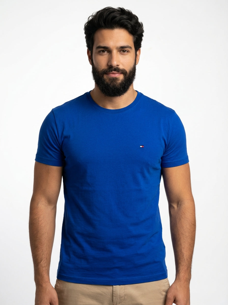 Camiseta TH Masculina Classic Nape - Azul Royal