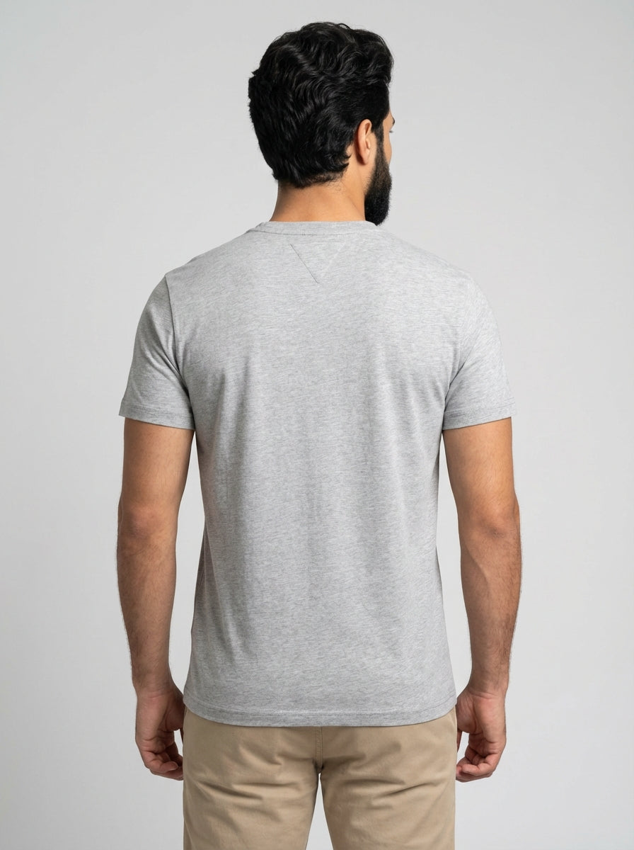 Camiseta TH Masculina Classic Nape - Cinza