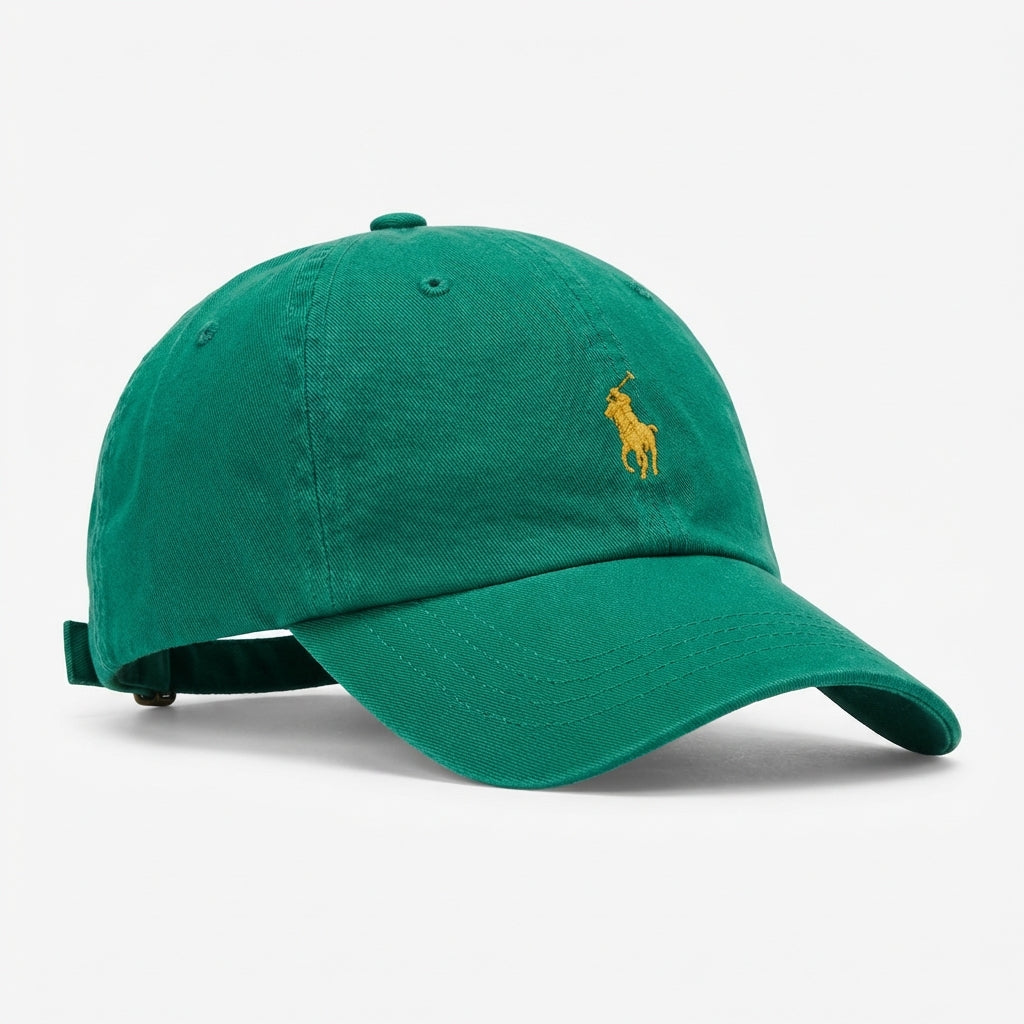 Boné Polo RL Classic - Verde Folha Small Pony Dourado