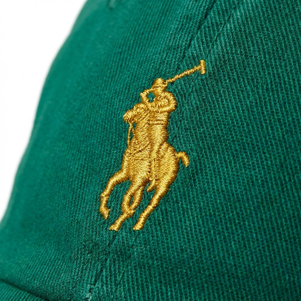 Boné Polo RL Classic - Verde Folha Small Pony Dourado