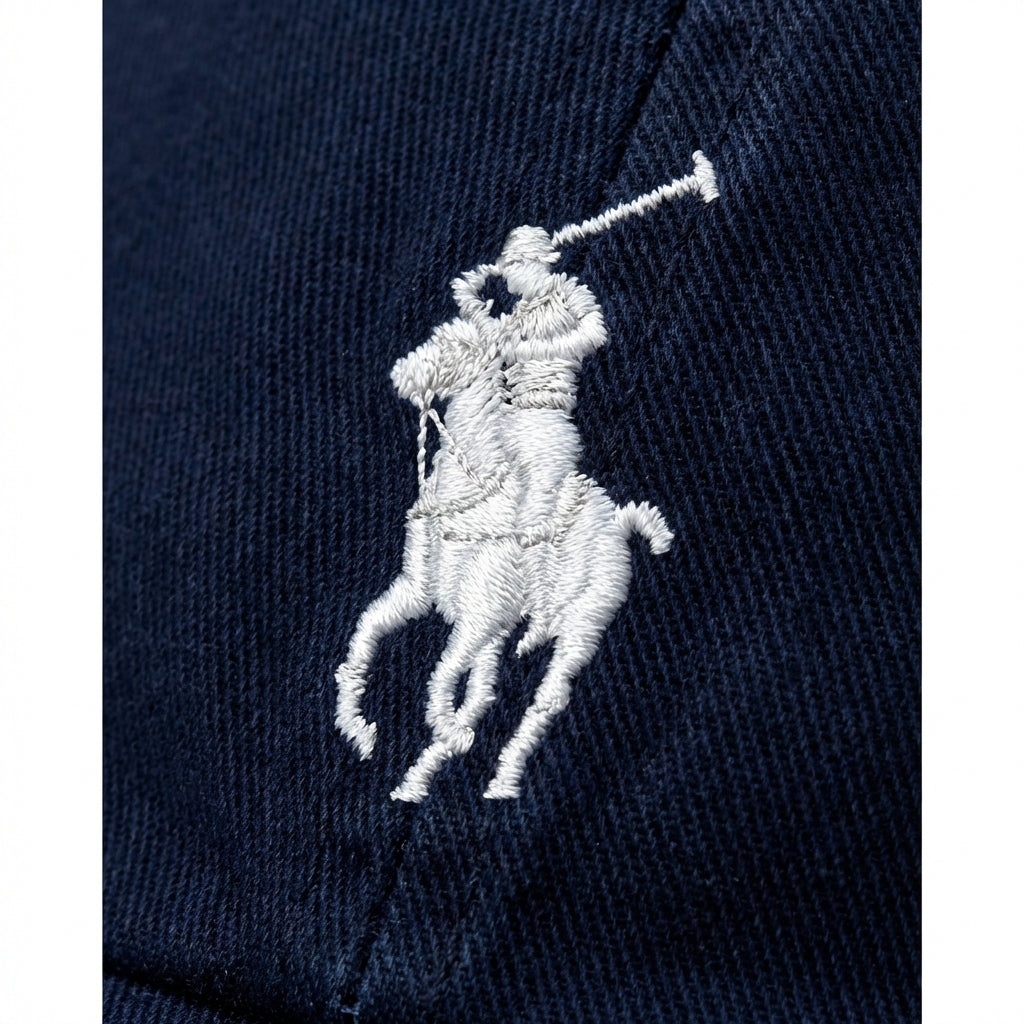 Boné Polo RL Classic - Azul Marinho Small Pony Branco