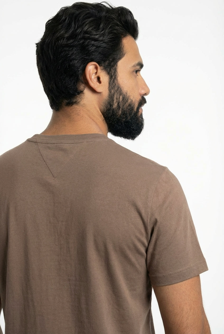 Camiseta TH Circle Style NYC - Café