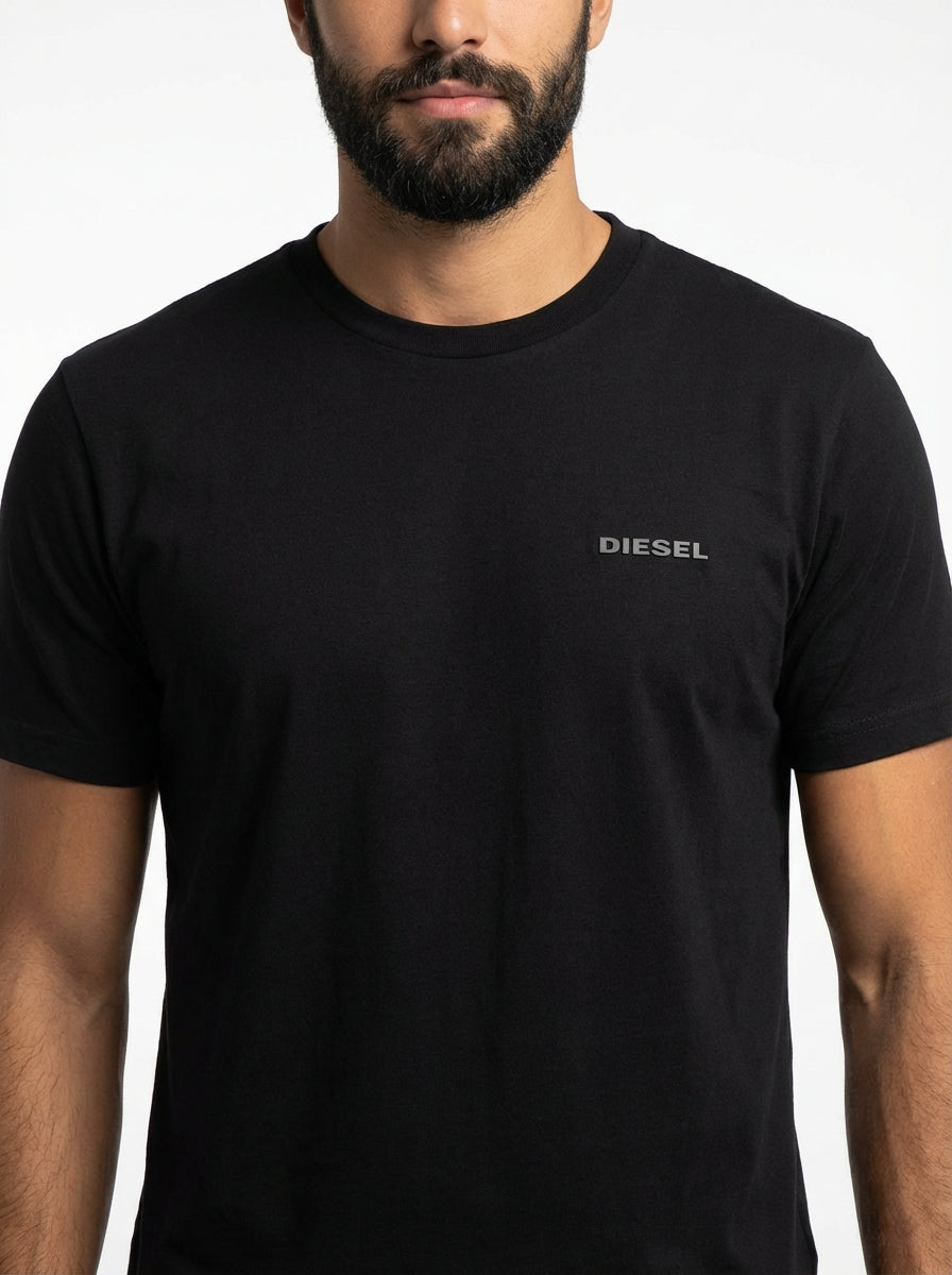 Camiseta DSL Minimal Streetwear Logo - Preta
