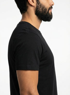 Camiseta DSL Minimal Streetwear Logo - Preta