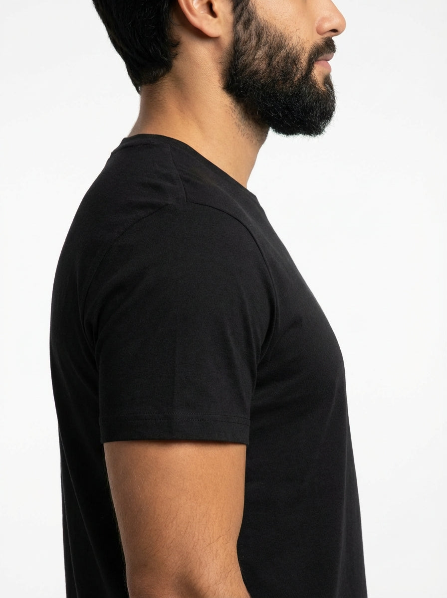 Camiseta DSL Minimal Streetwear Logo - Preta