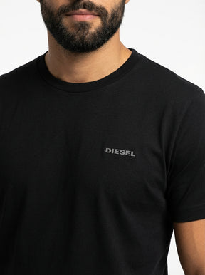 Camiseta DSL Minimal Streetwear Logo - Preta