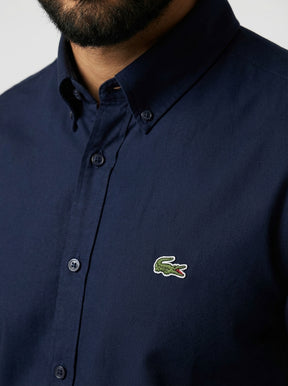 Camisa Social LCT Signature Manga Longa - Azul Marinho