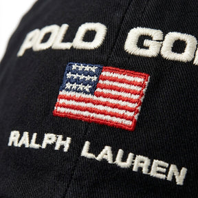 Boné RL Polo Golf USA Flag - Preto