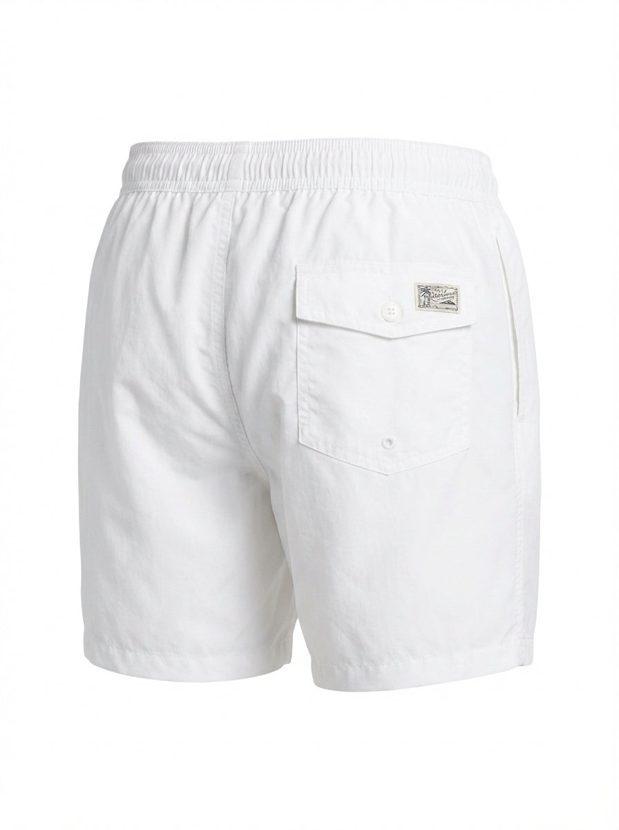 Short Beach Praia RL Hidden Wave - Branco