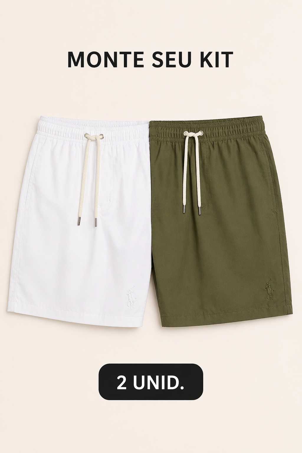 Combo 02 Shorts Beach RL Hidden Wave