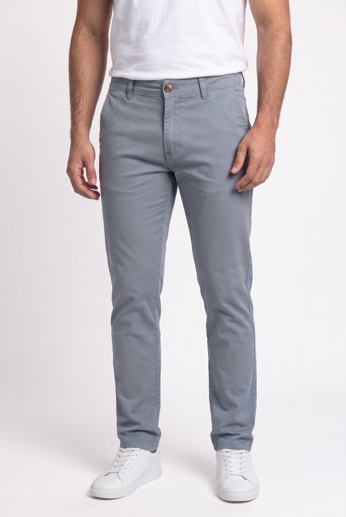 Calça Sarja Nobre Men - Cinza