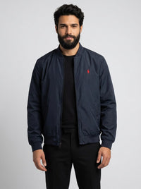 Jaqueta Bomber RL Portside Field - Azul Marinho