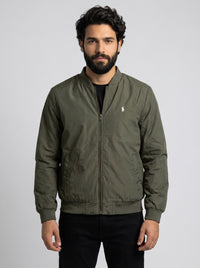 Jaqueta Bomber RL Portside Field - Verde Militar