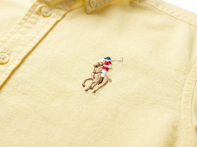 Camisa Social Manga Curta RL - Amarela