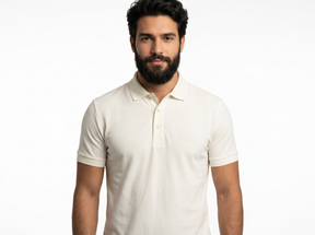Camisa Gola Polo Boss | Boss Monochrome - Off White