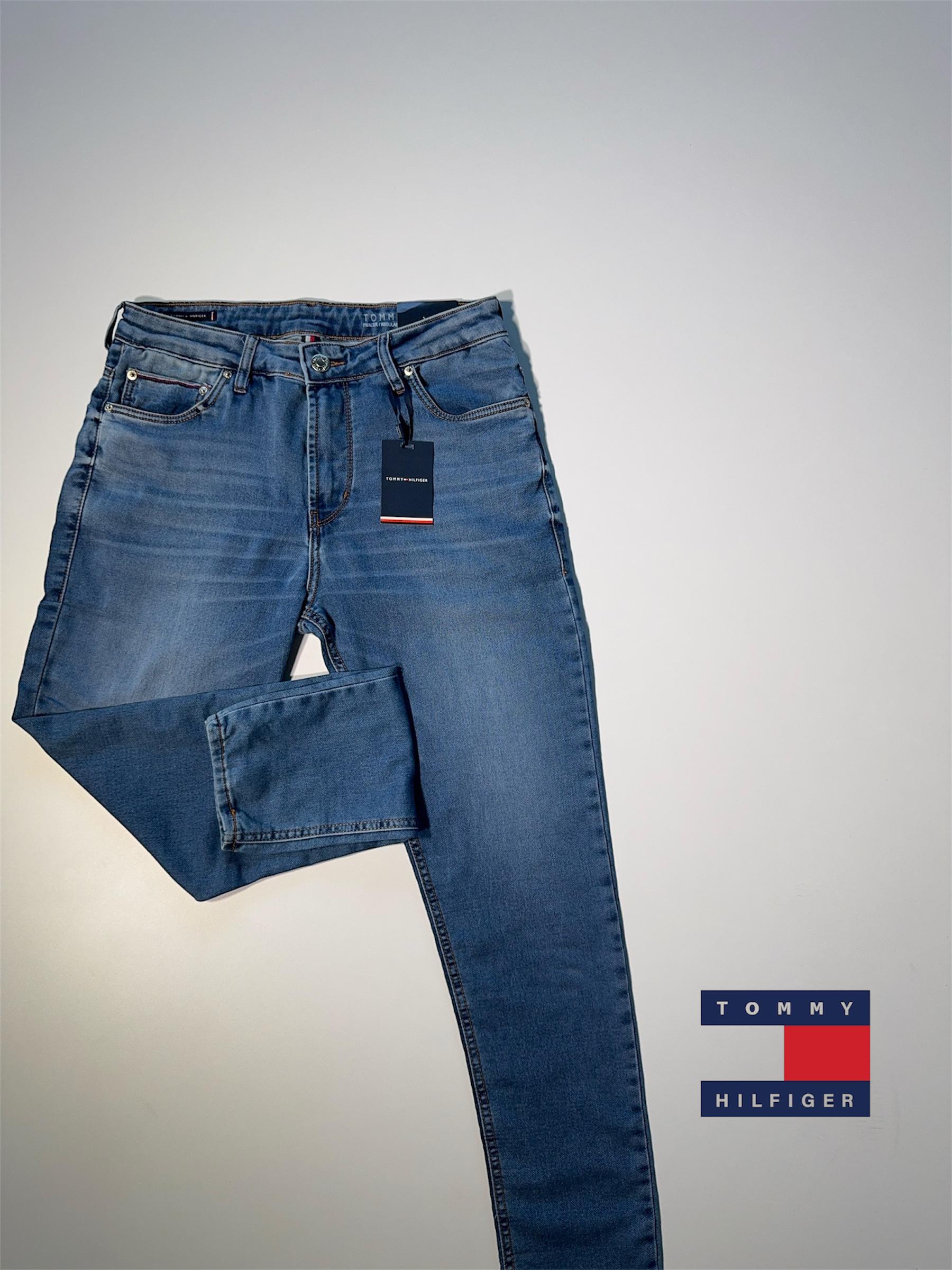 Calça Jeans TH Mercer - Regular Fit Light Denim Pesponto