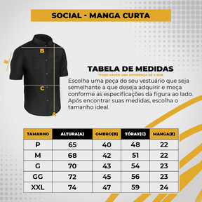 Camisa Social Manga Curta RL - Verde Folha