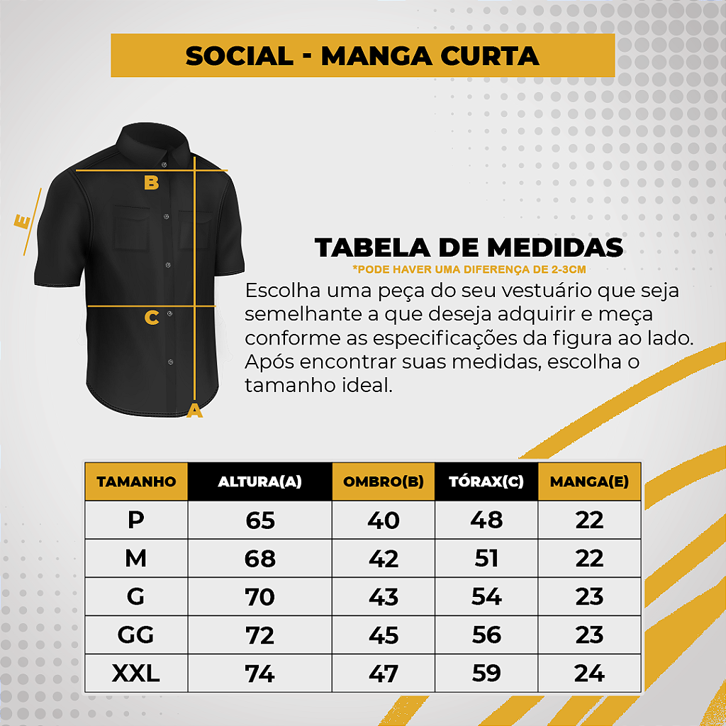 Camisa Social Manga Curta RL - Azul Claro