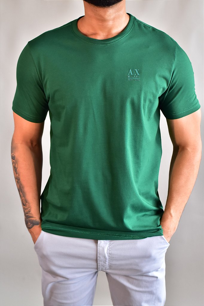 Camiseta  AX Milano NY - Verde Folha