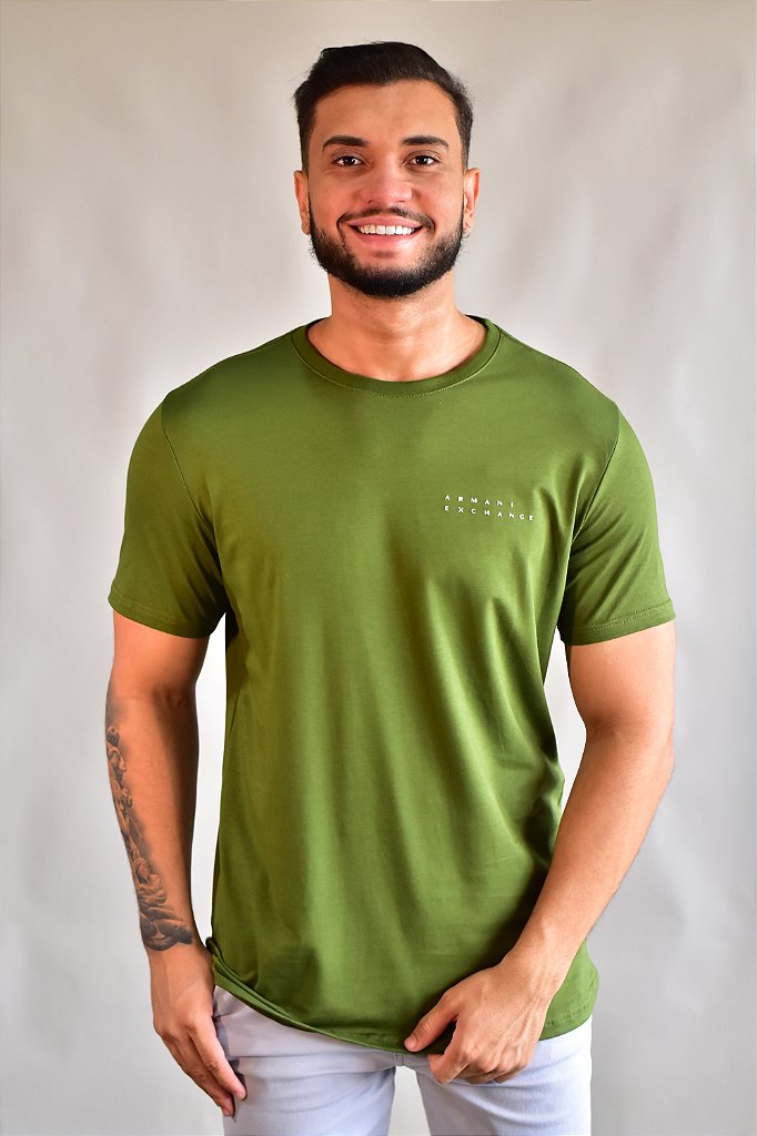 Camiseta AX Space - Verde Musgo