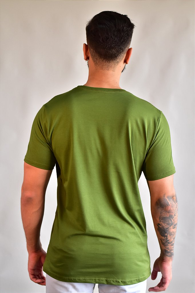 Camiseta AX Space - Verde Musgo
