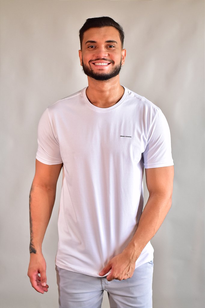 Camiseta  A|X  Line - Branca