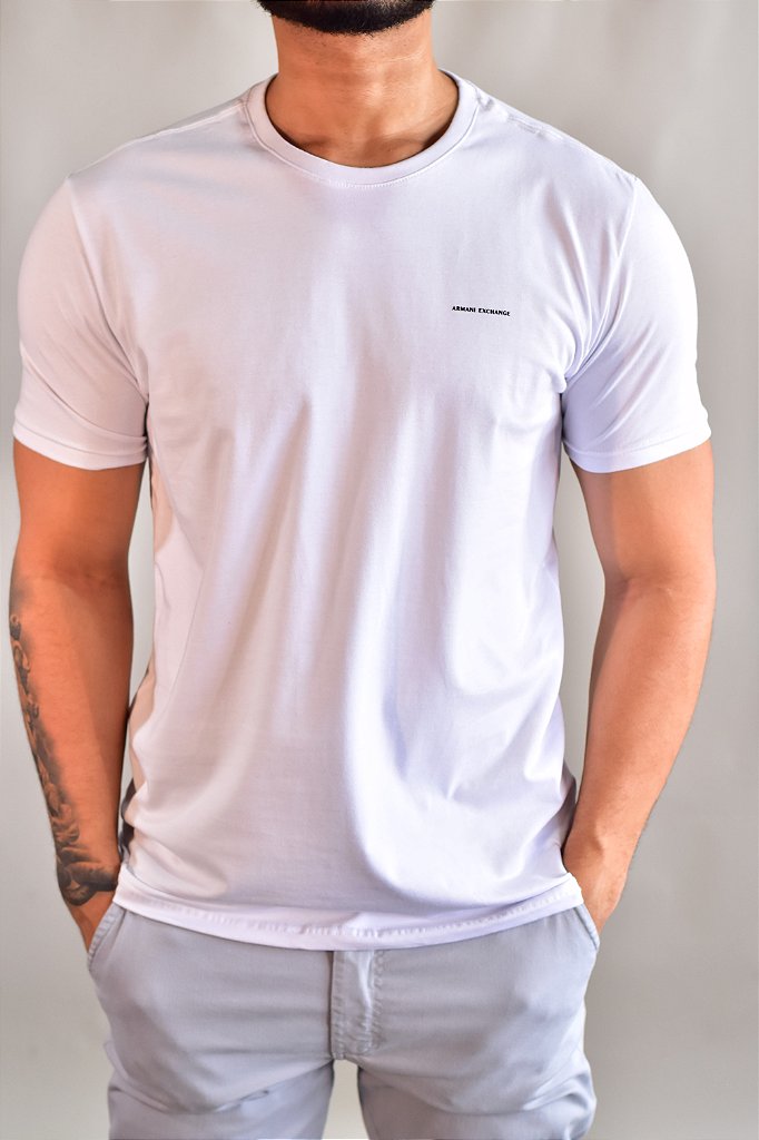 Camiseta  A|X  Line - Branca