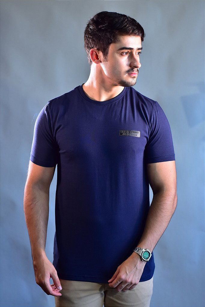 Camiseta AX BEAT - Azul Marinho