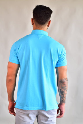 Camisa Gola Polo TH Masculina Coupe Sur Ivy - Azul Bebê
