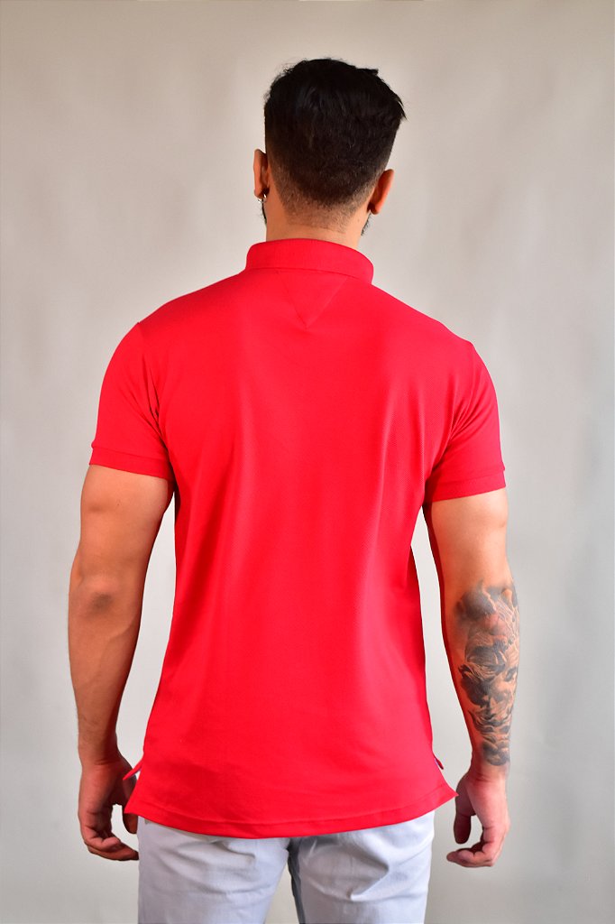 Camisa Gola Polo TH Masculina Coupe Sur Ivy - Vermelha