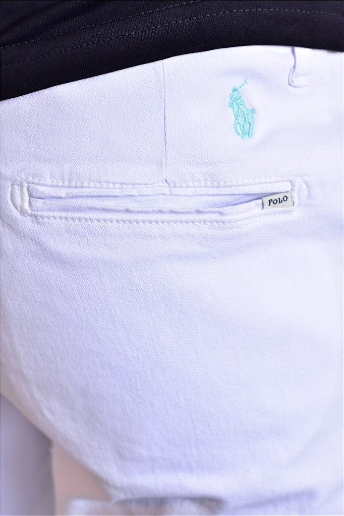Bermuda Masculina Sarja RL - Branca