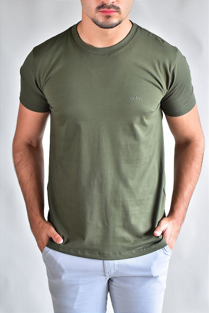 Camiseta Masculina Nobre Men - Verde Musgo