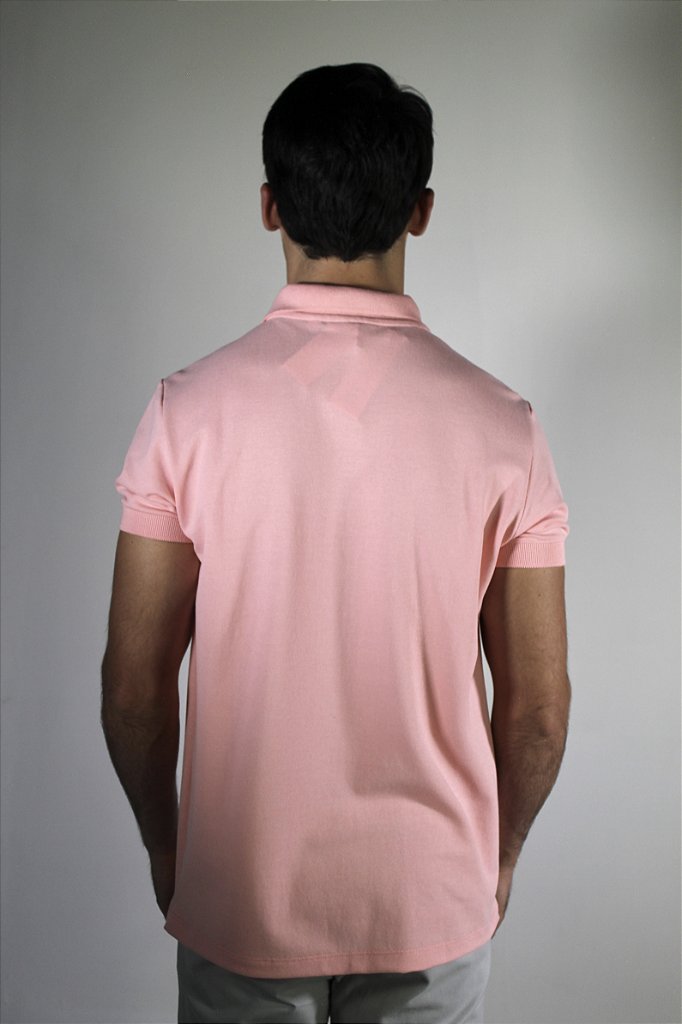 Camisa Gola Polo Masculina LCT – Rosa