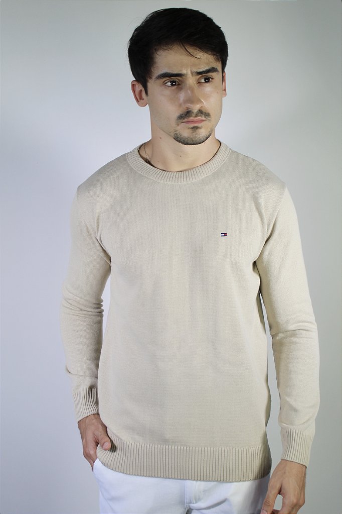 Suéter Masculino TH - Cáqui