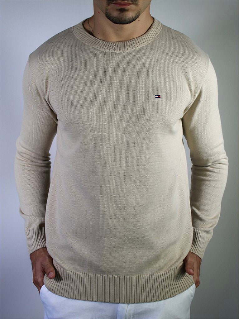 Suéter Masculino TH - Cáqui