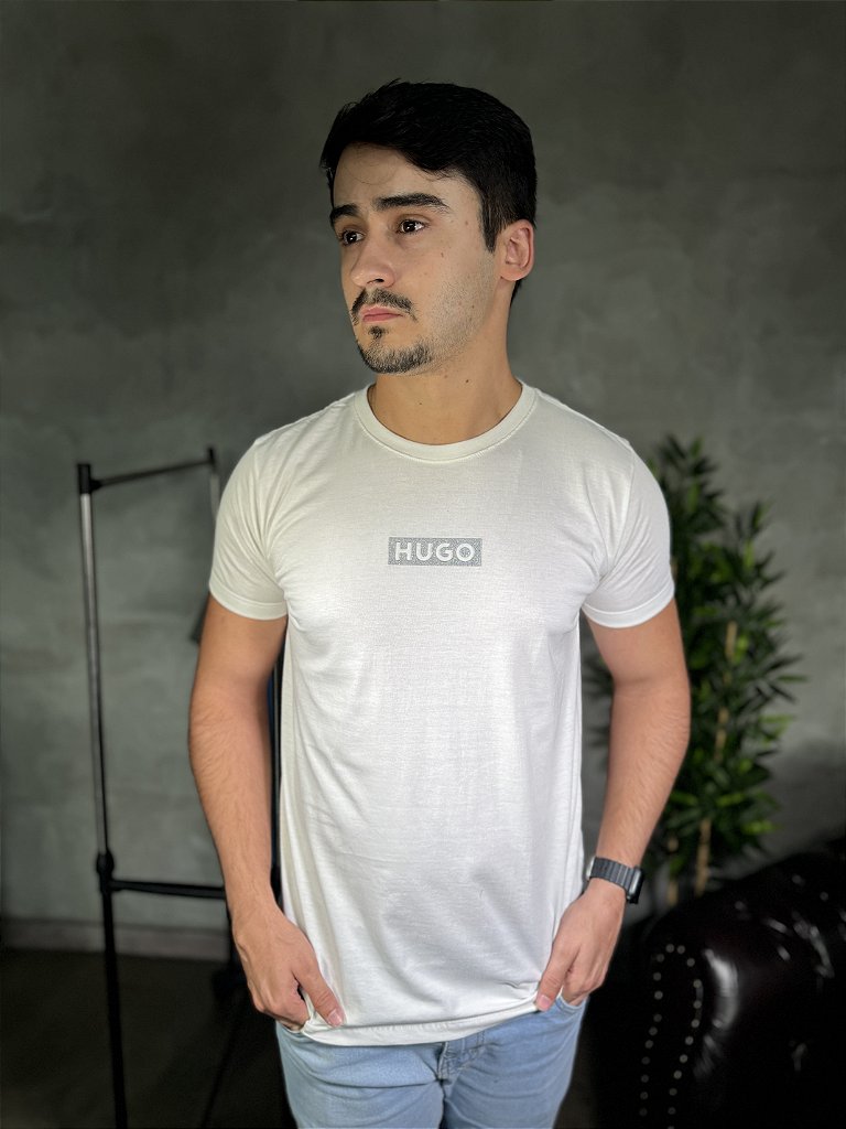 Camiseta BOSS Basic - Off White