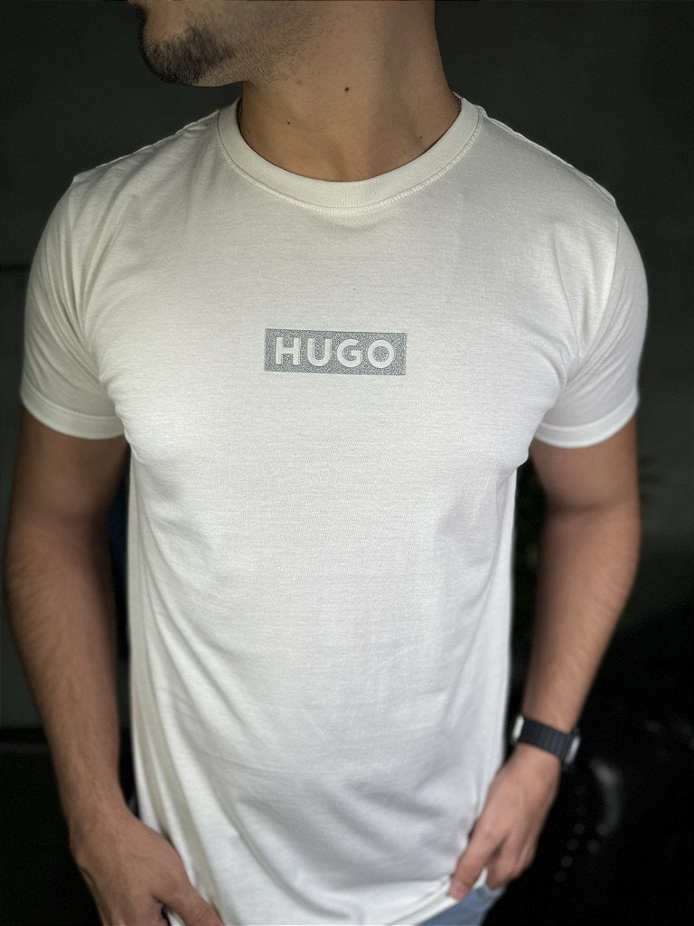 Camiseta BOSS Basic - Off White