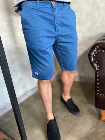 Bermuda Masculina Regular Fit LCT - Azul Petróleo