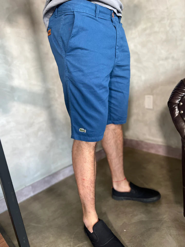 Bermuda Masculina Regular Fit LCT - Azul Petróleo