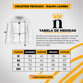 Moletom RL - Chumbo