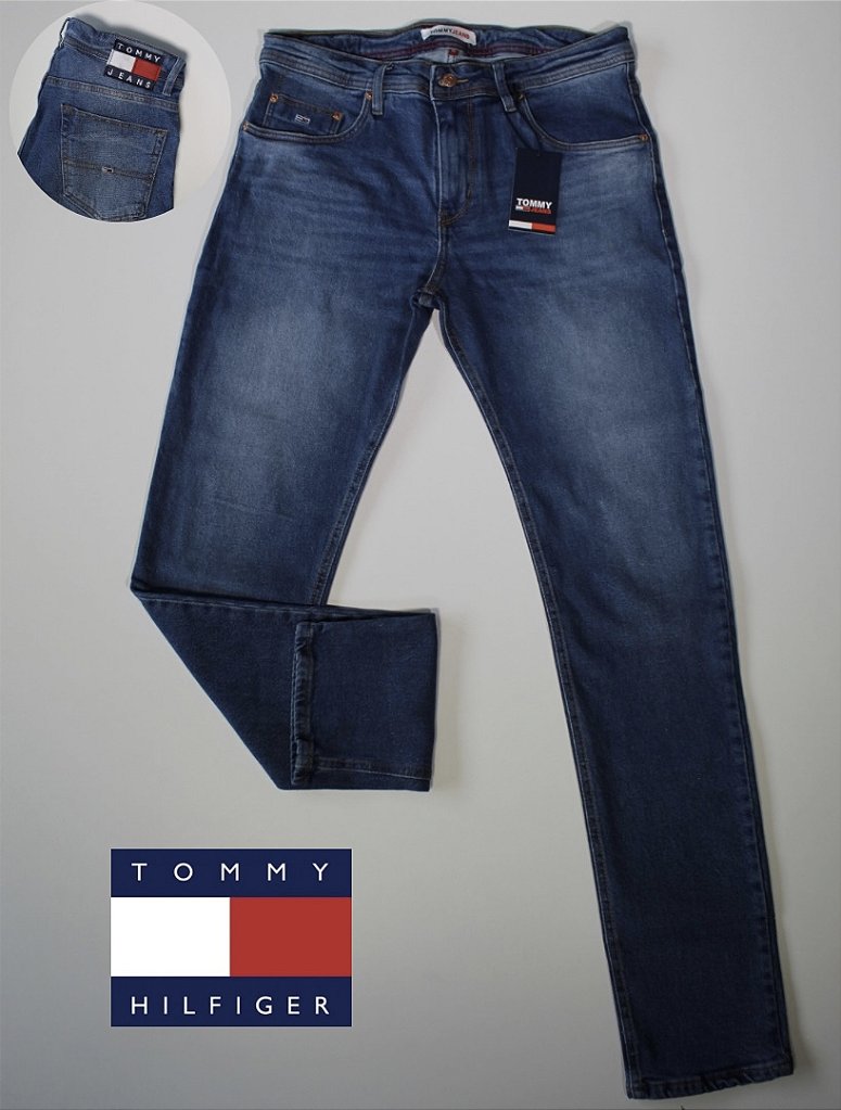 Calça Jeans TH - Medium Blue Pesponto