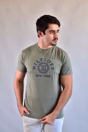 Camiseta Hilfiger New York - Verde Oliva