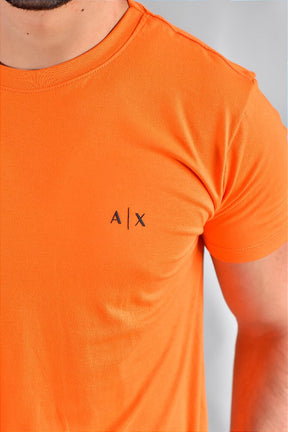 Camiseta Masculina A|X Basic - Laranja