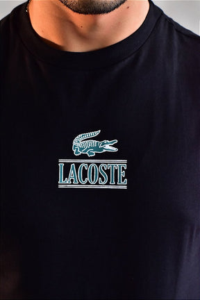 Camiseta LCT White Shading Croc - Preta