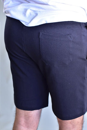 Bermuda Moletom LCT Cordão - Preto
