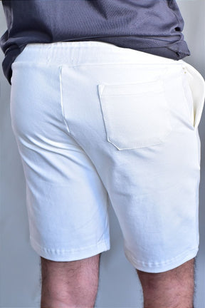 Bermuda Moletom LCT Cordão - Branco