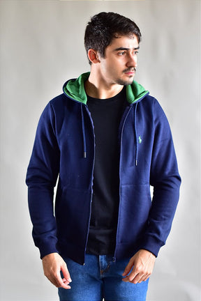 Moletom Masculino RL  Hood - Azul Marinho